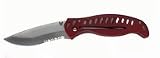 Tarpon Bay 3.5 Drop Point Red Anodized Scales