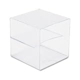 Divided Storage Cube, SpaceMaker, 6Wx6Dx6H, Clear RUB29881