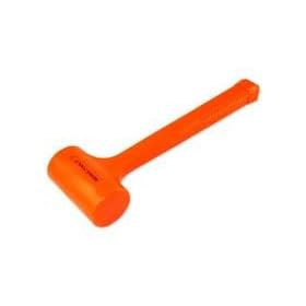 Neiko Tools USA 3 lb Dead Blow Hammer, Neon Orange