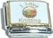 Jewelry : Clearly Charming I Love Knitting Italian Charm Bracelet Link