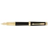 Parker Premier Black Lacquer GT (Gold Trim) Fountain Pen Medium - 1759934