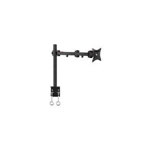 SIIG Tilt/swivel/rotate Dual Extend Arms Desk Mount for 13 to 27 Inches Monitor, Black (CE-MT0P11-S1)