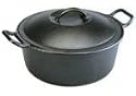 Pro-Logic Dutch Oven, 7 Quarts 12 in, Pre-Seasoned Cast Iron