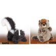 Webkinz Skunk and Webkinz Groundhog from Ganz