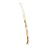 14k 2.5mm Diamond-cut Slip-On Bangle Bracelet