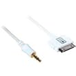 Cables To Go 35508 iPod-Compatible 3.5 mm to Dock Connector Audio Cable (4 Feet)