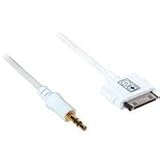 Cables To Go 35508 iPod-Compatible 3.5 mm to Dock Connector Audio Cable (4 Feet)