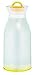 Alfi Cool Bottle 25-Ounce Carafe, Clear with Yellow Accents
