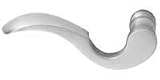 Emtek 820CUS15A Pewter Cortina Lever Cortina Privacy Door Leverset