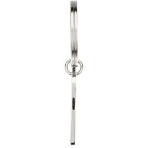 Stainless Steel 35.00MM X 35.00MM Cleveland Browns Logo Keychain