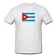 CUBAN FLAG - White T-shirt