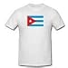 CUBAN FLAG - White T-shirt