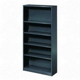 Metal Bookcase - Black by United Stationers