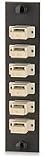 6-Port (6 Fiber) SC MM Module, Phosphor Bronze Sleeve