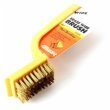 Paint Stripping & Grout Brush, Large Brass Wire