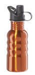 Oggi Orange Gold 17oz Stainless Steel Wide Mouth Reusable Bottle with Sports Cap Best Prices Camelbak Stainless Steel Water Bottle