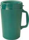 Two (2) New 34 oz. Insulated Travel Aladdin Mugs with Lid - Green