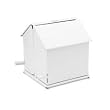 Sanitary Napkin Receptacle, Dual-Sided Steel, 9-1/4"x9-3/4"x11", White URI13