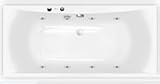 Saninova Arosa 1700x750mm - 8 Jet Double Ended Deep Whirlpool Bath