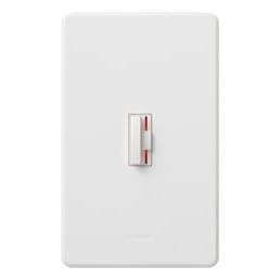 Lutron CNLV-600P-WH Ceana Single Pole 600W Magnetic Low Voltage Dimmer, White by Lutron
