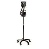 Labtron Mobile Aneroid Sphygmomanometer, Black, Latex