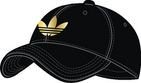 Adidas Schirmm&uuml;tze Adicolor, black/metallic gold, One size, P02137
