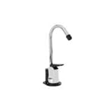 Brasstech 104W/01 Forever Brass Reverse Osmosis Cold Only Single Handle Basin Tap for Reverse Osmosis Systems with White Handle 104W