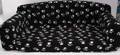Black Dog Bed - extra-large pet settee - from Mr Pillow