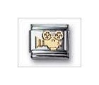 Movie Camera No Color Classic Gold, Italian Charm by Nomination Charms