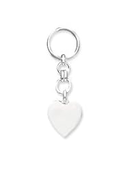 Sterling Silver Heart Key Ring