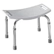 Creative Specialties DN7025 Adjustable Tub Shower Seat Glacier White