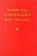 Worte des Vorsitzenden Mao Tsetung
