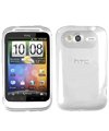 Htc Wildfire S G13 (HTC S) Transparent Clear Cell Phone Snap-on Cover Facep ....