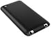 iBUFFALO iPod touch専用 レザーケース 選べる液晶保護フィルム2枚付 ICカード対応モデル ブラック BSIP4TCLBK
