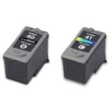 11UpWD ibFL. SL160  Genuine Canon PG 40 & CL 41 Ink Toner Cartridge Set for Pixma ip1600 ip1700 ip1800 ip2600 MP140 MP150 MP160 MP170 MP180 MP190 MP210 MP450 MP460 MP470 MX300 MX310 AIO All in one Printer   Original OEM PG40 CL41 Actual Real Authentic Tank