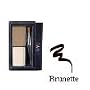 N.Y.C. Browser Brush-On Brow Kit with Tweezer, Brunette, 876A