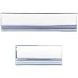 Plastic Tabs With Inserts, 3-1/2 Wide, 25/PK, Clear, Sold as 1 pack