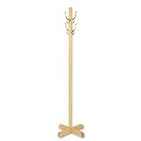 Quartet 2012 Costumer, Four Hooks, Solid Wood, Oak