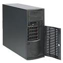 Supermicro SC733 TQ-665B - Mid tower - extended ATX - SATA/SAS - hot-swap - power supply 665 Watt - black - USB