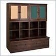 Babyletto 6-Piece Storage Cupboard, Cubbies and Drawer in Espresso