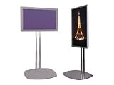 Premier Mounts PSD TS72 - Stand for plasma panel - metal - chrome - floor-standing