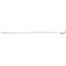 San Jamar CK6544A Anodized Aluminum Slide Check Rack, 44" Length x 3/4" Width x 2" Height