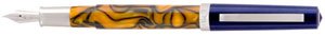 Omas Bologna Fountain Pen (Orange Blue Swirl Medium)