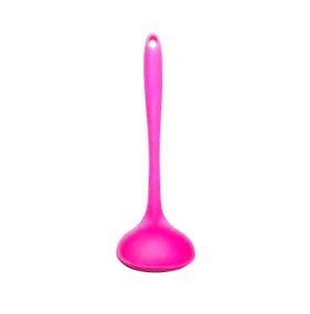 Silikon Schöpflöffel 28 cm,pink, 260° hitzebeständig 