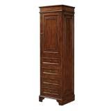 Buy Belle Foret BF80028 Belle Foret BF80028 Linen Storage 4 Drawers Cabinet for Bathroom, Dark Cherry