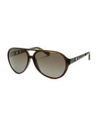 Calvin Klein Brown Avaitor Sunglasses by