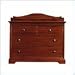 Young America by Stanley GenAmerica Cherry 4 Drawer Single Dresser with Changing Station