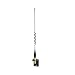 Shakespeare VHF 15in 5216 SS Black Whip Antenna - Bracket Included