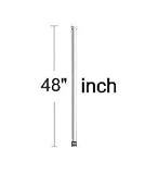 Downrod 48 Brushed Pewter