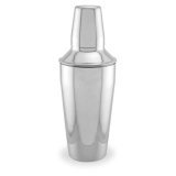 3 Piece Polished Stainless Steel Cocktail Shaker 20 oz.